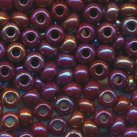 Rocailles dark violett rainbow, Größe 8/0...