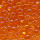 Rocailles pfirsich klar rainbow, Größe 6/0  (4,0 mm), 20 Gramm