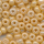 Rocailles lüster opak sand, Größe 6/0  (4,0 mm), 100 Gramm