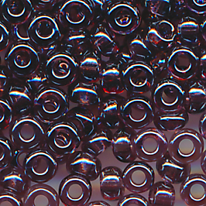 Rocailles lüster klar violett, Größe 11/0  (2,1 mm), 20 Gramm
