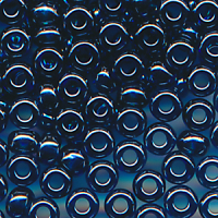 Rocailles lüster klar powder-blue, Größe...