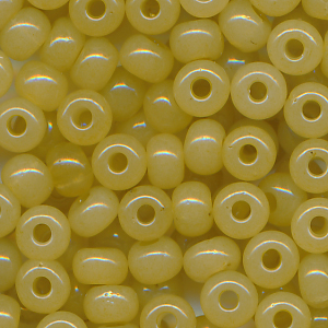 Rocailles jade-grün, soft colour, Größe 6/0  (4,0 mm), 100 Gramm