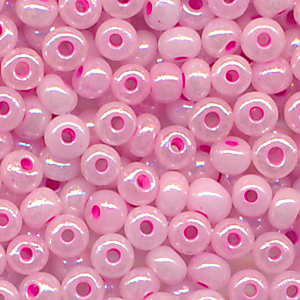 Rocailles violett-rosa cylon, Größe 10/0  (2,3 mm), 100 Gramm