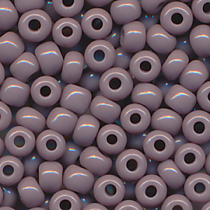 Rocailles opak poliert flieder-lila, Größe 8/0  (3,0 mm), 100 Gramm