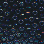 Rocailles opak poliert nigth-blue, Größe 11/0  (2,1 mm), 20 Gramm