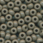 Rocailles opak poliert petrol-grau, Größe 10/0  (2,3 mm), 20 Gramm