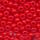 Rocailles opak poliert ziegel-rot, Größe 6/0  (4,0 mm), 20 Gramm