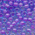 Rocailles kristall blau lining rose, Größe 11/0  (2,1 mm), 100 Gramm