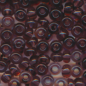 Rocailles klar violett, Größe 8/0  (3,0 mm), 100 Gramm