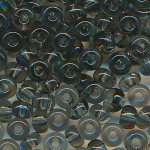 Rocailles klar grau, Größe 10/0  (2,3 mm), 20 Gramm