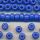 Rocailles blau opak, 100 Gramm, Größe 6,9 mm, Großloch