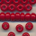 Rocailles karmin-rot opak, 100 Gramm, Größe 8,9 mm, Großloch