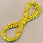 Baumwollschnur mais-gelb gewachst, 10 m, Größe 1 mm Band Kordel
