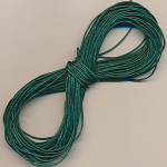 Baumwollschnur kiefern grün gewachst, 10 m, Größe 1 mm Band Kordel