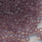 Rocailles violett matt, Inhalt 12 g, Größe 10/0 (2,4 mm) böhmisch