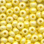 Rocailles narziss-gelb, Inhalt 17 g, Gr&ouml;&szlig;e 5,7 mm b&ouml;hmisch