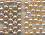 Wachsperlen perlmutt + silber  Gr&ouml;&szlig;e 8 mm, Inhalt 60 St&uuml;ck