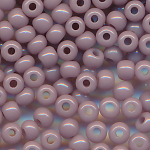 Rocailles opak poliert flieder-lila, Größe 14/0  (1,6 mm), 20 Gramm