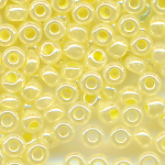 Rocailles cylon vanille-gelb, Gr&ouml;&szlig;e 14/0  (1,6 mm), 20 Gramm