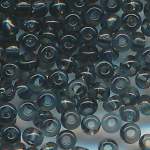 Rocailles transparent grau, Größe 14/0  (1,6 mm), 20 Gramm