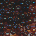 Rocailles transparent braun, Gr&ouml;&szlig;e 12/0  (1,9 mm), 20 Gramm