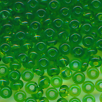 Rocailles klar mai-grün, Größe 15/0  (1,5 mm), 20 Gramm