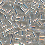 Stiftperlen kristall Silbereinzug, Inhalt 20 Gramm, Gr&ouml;&szlig;e 0