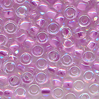 Rocailles kristall violett lining, Inhalt 7 g,...