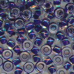 Rocailles kristall pflaumen-blau, Inhalt 22 g, Gr&ouml;&szlig;e 8/0, b&ouml;hmisch