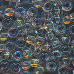 Rocailles kristall klar, Inhalt 21 g, Gr&ouml;&szlig;e 4,6 mm, b&ouml;hmisch