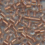 Stiftperlen kristall Kupfereinzug, Inhalt 20 Gramm, Gr&ouml;&szlig;e 2,5 x 2,5 mm