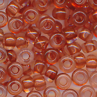 Rocailles klar cranberry rot, Größe 10/0  (2,3...