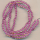 Rocailles kristall rosa lining, Inhalt 12 g, Größe 6/0, böhmisch Strang*