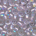 Rocailles pastell lila kristall, Inhalt 15 g, Gr&ouml;&szlig;e 8/0, b&ouml;hmisch