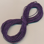 Baumwollschnur violett lila gewachst, 4 m, Gr&ouml;&szlig;e 1 mm