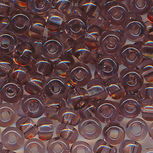 Rocailles klar light-violett, Größe 8/0  (3,0 mm), 20 Gramm