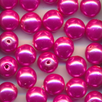 Wachsperlen pink, Inhalt 30 Stück, Größe...