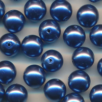 Wachsperlen jeans blau, Inhalt 25 Stück,...