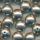 Wachsperlen silber-matt metallic, Inhalt 10 Stück, Größe 10 mm, Glasperlen