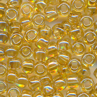 Rocailles ocker lüster klar, Inhalt 10 g,...