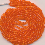 Rocailles orange klar lüster, Inhalt 11 g,...