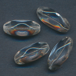Glasperlen kristall, Inhalt 4 Stück,...
