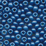 Rocailles blau metallic, Inhalt 10 g, Größe...