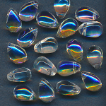 Glasperlen kristall rainbow, Inhalt 10 Stück,...
