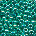 Rocailles grün metallic, Inhalt 11 g,...
