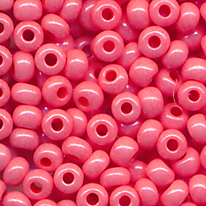 Rocailles rosa pastell, Inhalt 13 g, Größe 11/0. böhmisch