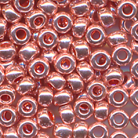 Rocailles rose metallic, Größe 11/0  (2,1 mm),...