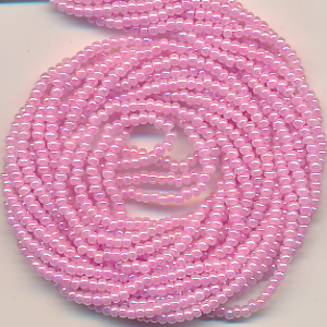 Rocailles princess rosa lüster, Inhalt 11,5 g, Größe 11/0, böhmisch Strang