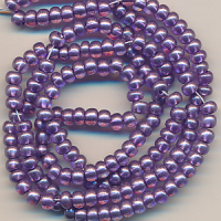 Rocailles violett metallic, Inhalt 11 g, Größe...