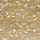 Rocaillesperlen lüster transparent beige silber, Größe 8/0  (3,0 mm), 20 g